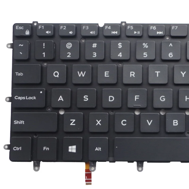 Naujoji Klaviatūra DELL XPS 13 9343 xps13 9350 9360 15BR N7547 N7548 17-3000 JAV JUODOS spalvos nešiojamojo kompiuterio klaviatūros Apšvietimas