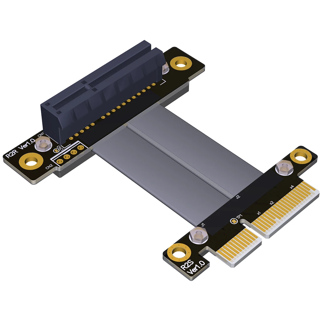 PCIe 3.0 x4 ilgiklis PCI Express 4x Grafikos Kortelės SSD RAID Extender Konversijos Riser Card Vertikaliai 90 R22SL R22SR 32G/bps