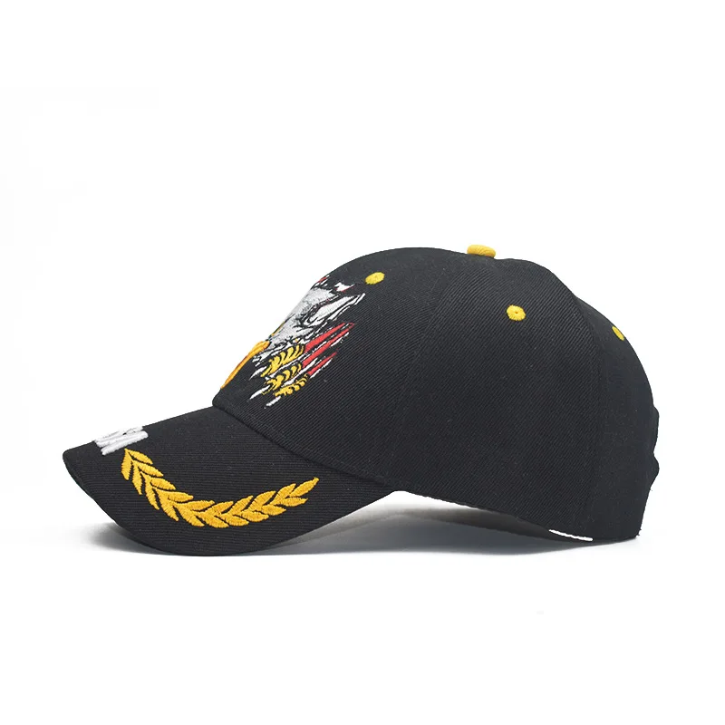 Aukštos Kokybės Siuvinėjimo Erelis Beisbolo kepuraitę Vyrai Lauko Sporto Karinės Tėtis Skrybėlę JAV Armijos Snapback Kepurės Taktinis Prekės Vyriška Kepurė