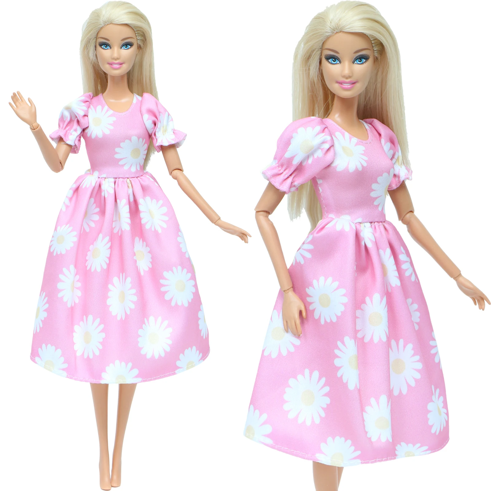 10 Set/Daug Mados Suknelė Maišyti Stilius, Apranga, Vakariniai Šalies Suknelė Drabužius Barbie Lėlės Priedai, Baby Girl 