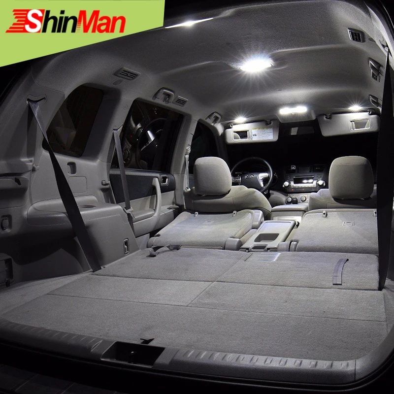 ShinMan 4x LED AUTOMOBILIŲ Lengvųjų Automobilių LED Interjero Automobilio apšvietimo Liemens Toyota MR2 Spyder 