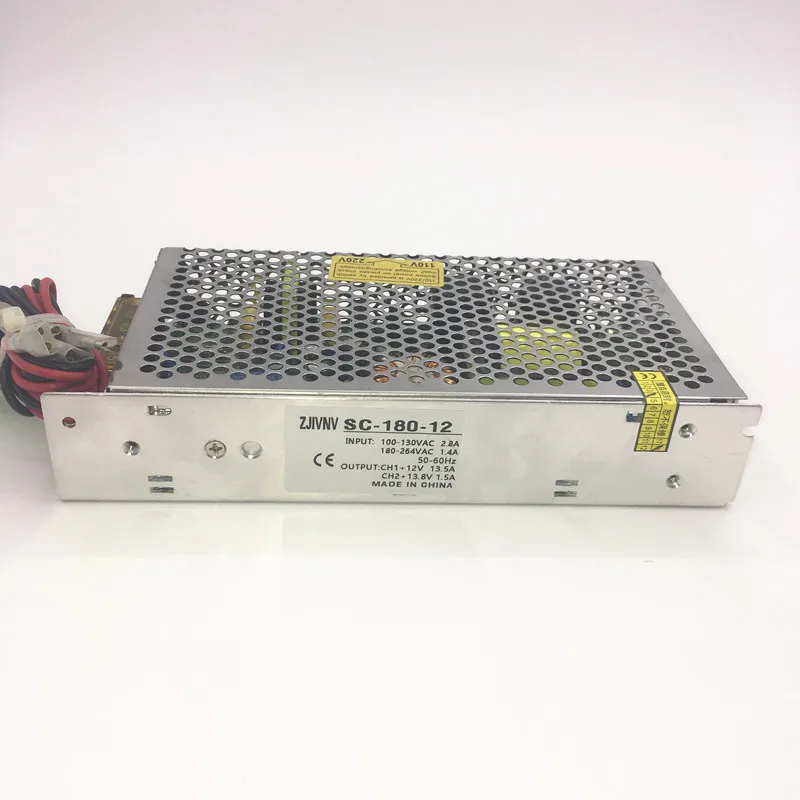 Naujas 180W 12V 13.5 universalus AC UPS/Įkrovimo funkcija perjungimo maitinimo įvestis 110/220v baterijos įkroviklio išėjimo 12VDC 24V