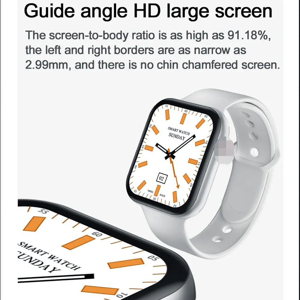 IWO FK78 Smart Watch Vyras Moteris 1.78 HD 320*385 Laikrodžiai GPS Judesio Stebėti Širdies ritmą EKG 