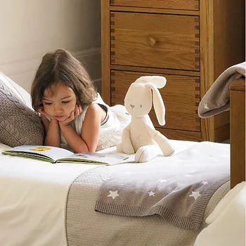 55cm Kūdikis Triušis Miego Komfortą Lėlės, Pliušiniai Žaislai Sklandžiai Paklusnus Rabbit Miegoti Ramus Lėlės Nemokamai Laivas
