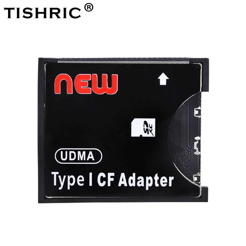 TISHRIC 2018 Naują SDHC SDXC Standartą Compact Flash I Tipo Kortelių Keitiklis SD PLG Adapter Kortelių Skaitytuvas Adapterio Iki UDMA 128GB