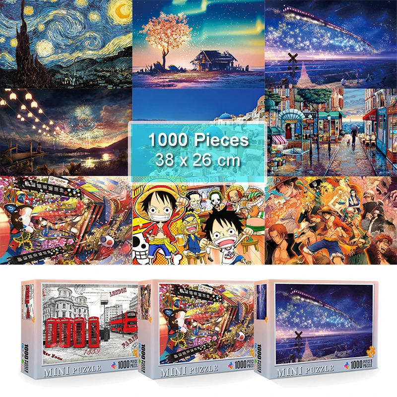 Jigsaw Puzzle 1000 Vienetų Galvosūkiai, Suaugusiems, Vaikams, Šeimos Žaidimai Švietimo Žaislai Mini Dėlionės žaislas Vaikams, Dovana, Namų Žaidimas