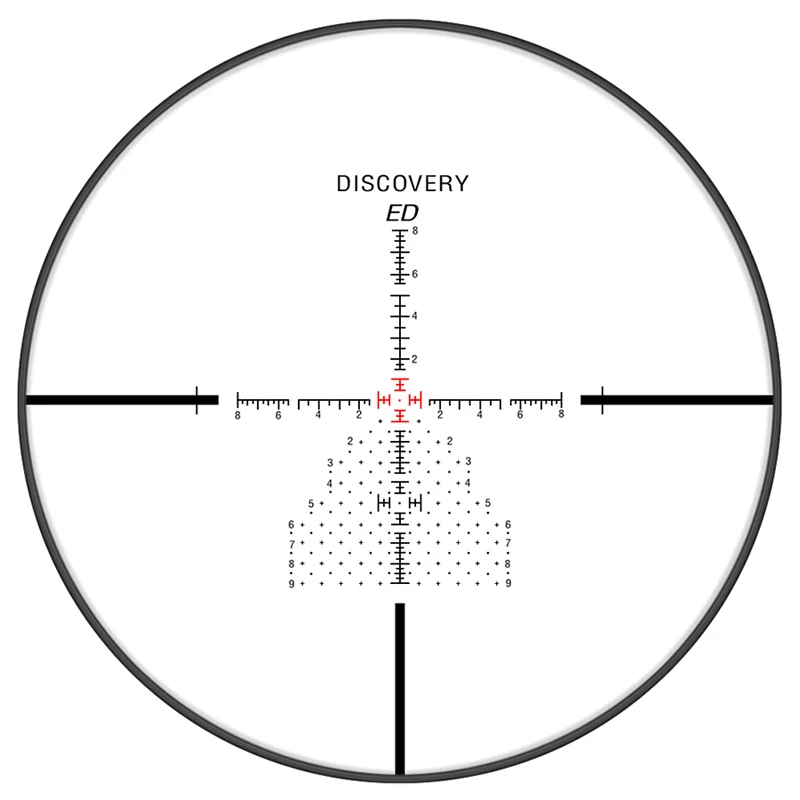 Atradimas ED 3-15X50 FFP Medžioklės Riflescopes Pirmas Židinio Plokštumos Tinklelis Didelis Varantys Pusėje Paralaksas Ilgai Eye Relief Fotografavimo Taikymo sritis