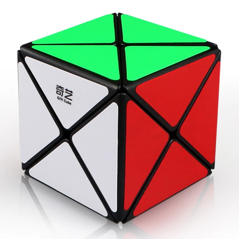 Qiyi X Magic Cube Stickerless 3x3x3 X Formos Mofangge Kubo Galvosūkį Lipdukas Mokymosi Švietimo Cubo Magico Žaislai Vaikams