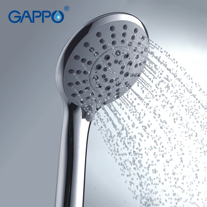 Gappo Vonios kambarys vertus, dušas, vonia, dušas, dušo masažas Apvalios lietaus rankinio Dušo Galva ABS chrome 