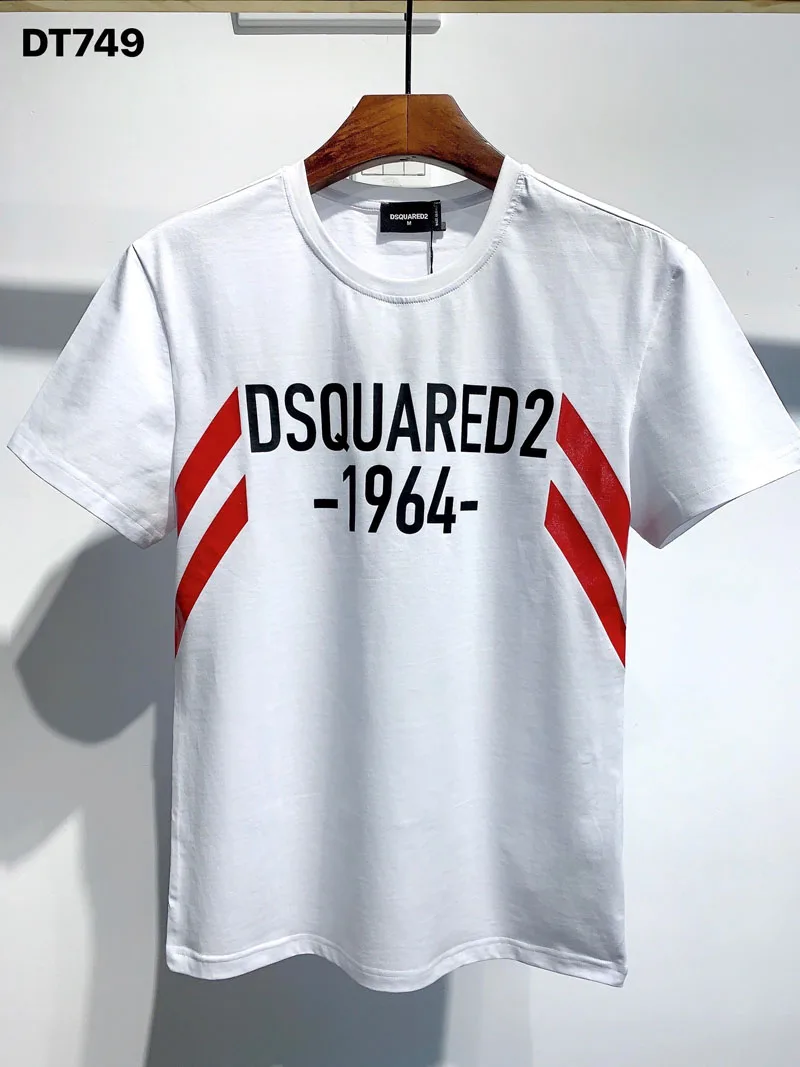 Užjūrio Autentiški 2020 NAUJA, T-Shirt D2 O-Kaklo trišakiai Trumpi rankovėmis Viršūnes DSQ2 Vyrų Drabužiai DT749