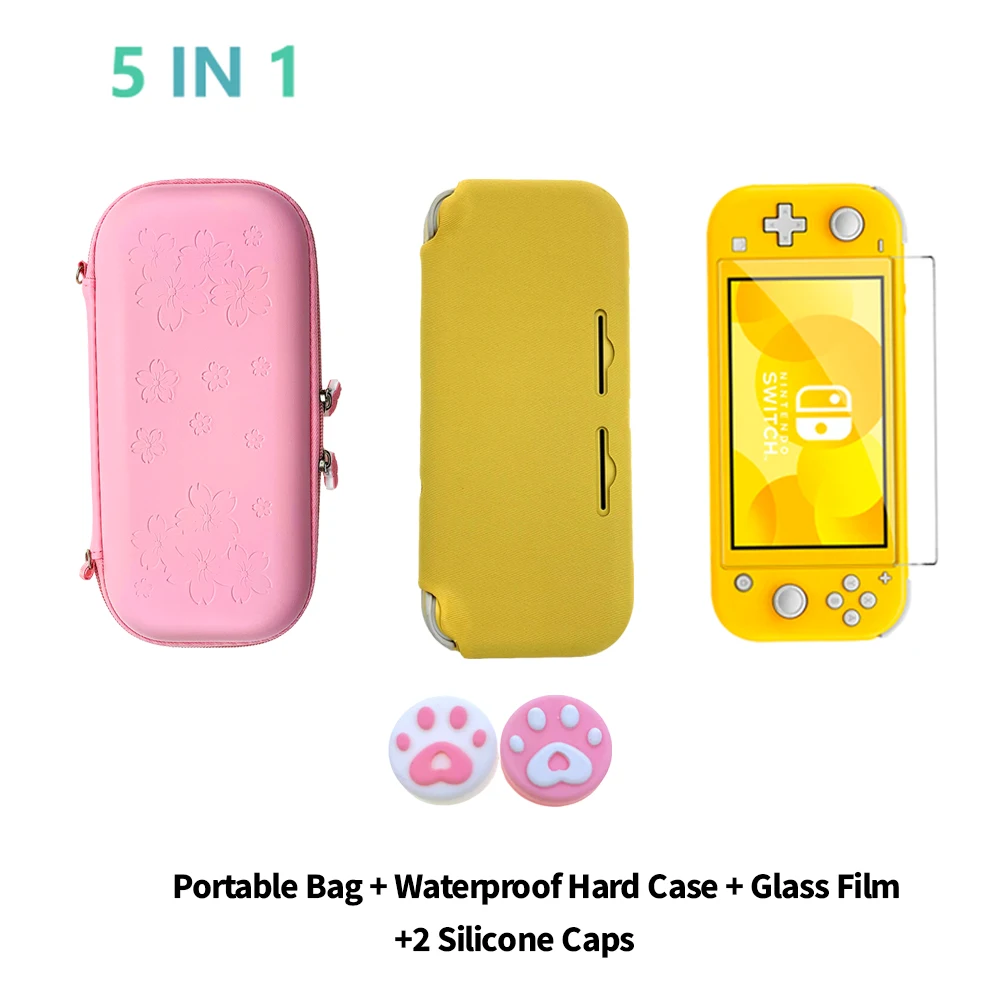 5 IN 1 Naujas Saugojimo Krepšys Nintendo Jungiklis Mini Nešiojamų Kelionių Apsauginis Krepšys Nnintend Jungiklis Lite Atveju 3 spalvų