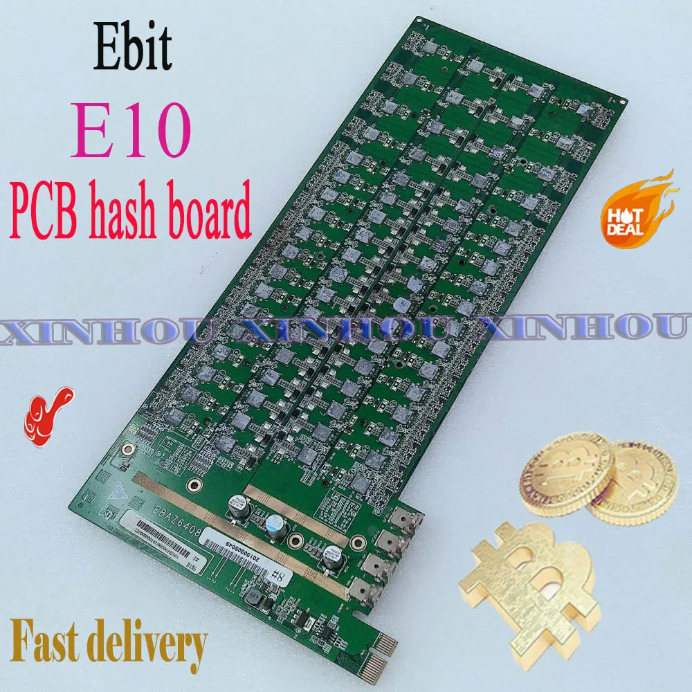 BTC BCH miner Ebit E10 PCB hash valdybos SHA256 Pakeisti Blogas Asic bitcoin Miner Ebit E10 PCB Dalis