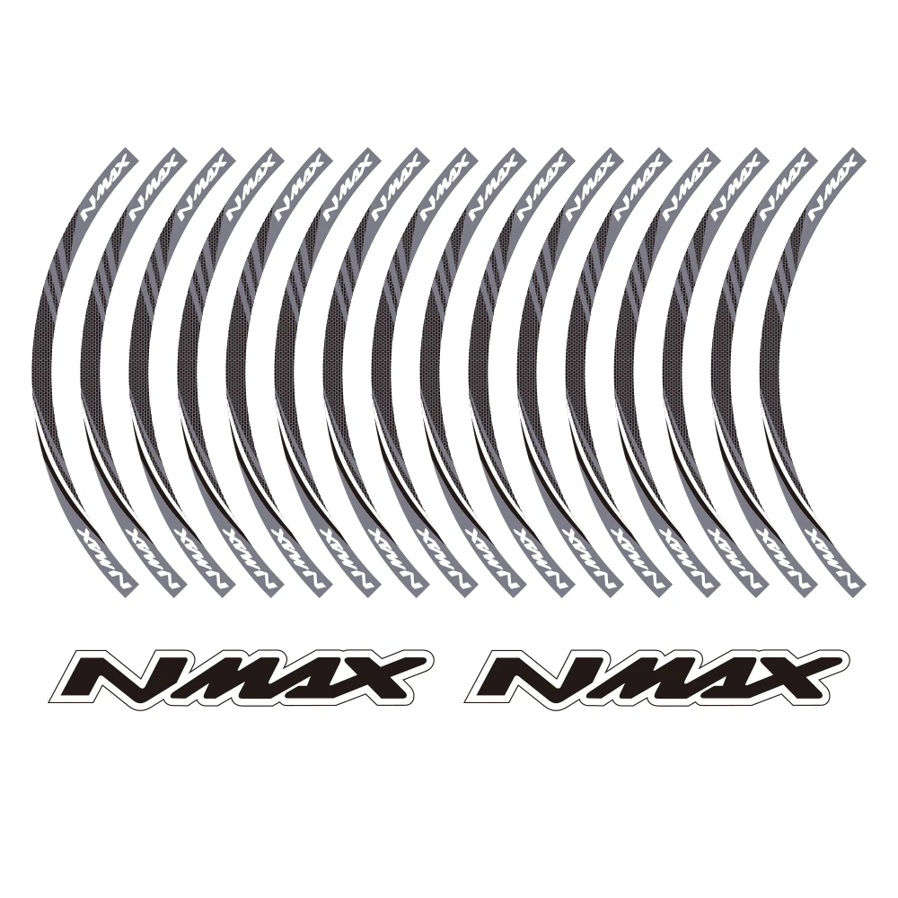 KODASKIN 2D Spausdinimo Ratlankio Emblema, Lipdukas, Decal Yamaha NMAX NMAX125 NMAX155
