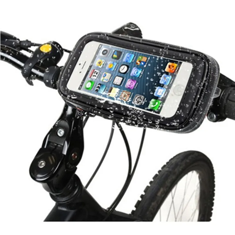 Dviračių Motociklų Telefono Laikiklis Variklio Stovi Krepšys Dauguma išmaniųjų telefonų, GPS Nuoma Paramos Vandeniui Padengti Atveju