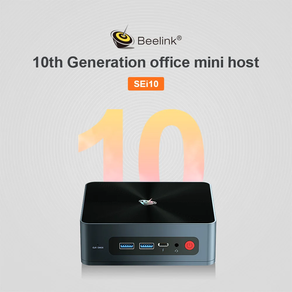 BEELINK SEi10 10 Generatiom Office Mini Priimančiosios 3.4 Ghz 