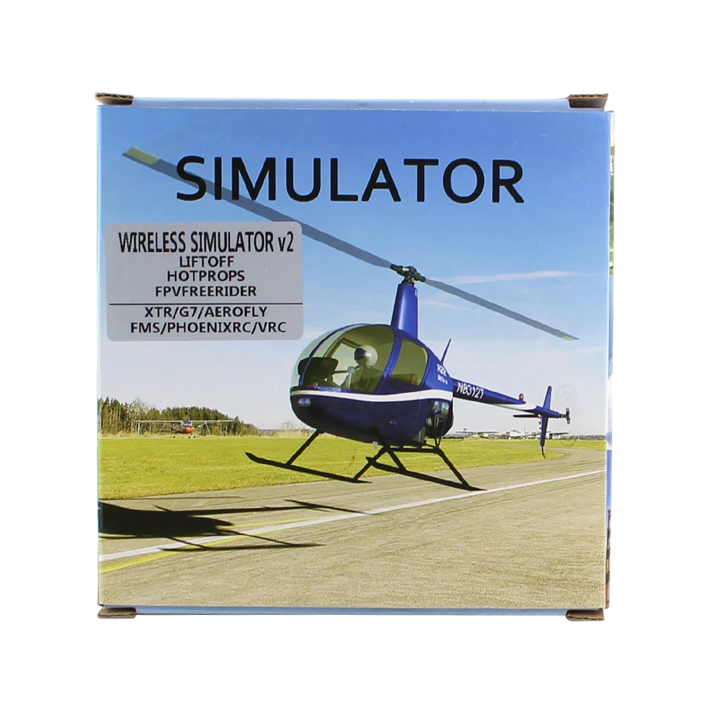 Wireless RC Simulator RC Skrydžio Imitavimo V2 Realflight XTR/TRS/G7/Phoenix/ Freerider FPV Quadcopter Mokymo RC Simuliatorius