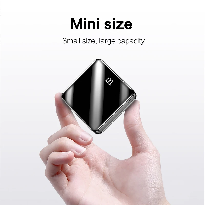 Išorės Baterija 20000 mAh Mini Galios Banko Xiaomi Redmi galia banko 20000mAh Nešiojamų Įkrovimo Poverbank Paketą, Skirtą 