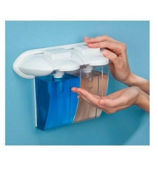 Dispensador de jabón gelio Champú dosificador de sumalti doble tipo gaudi