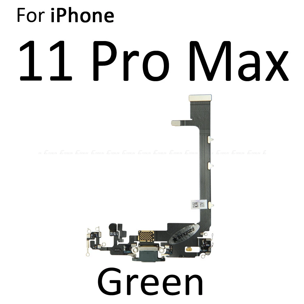Įkrovimo Flex Kabelis iPhone, 11 Pro Max USB Kištukinė jungtis Įkrovikliui Doko Jungtis Su Mic Ausinės Audio jungtis Flex Kabelis