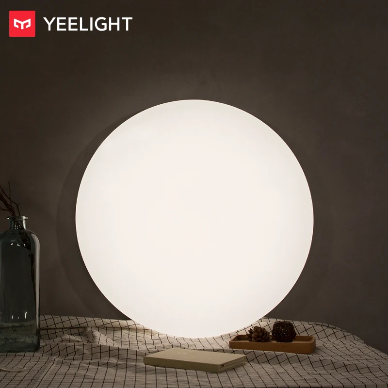 Yeelight smart lubų dega gyvenamasis kambarys, valgomasis, miegamasis su reguliuojamu spalvos temperatūra ir ryškumas ylxd42yl