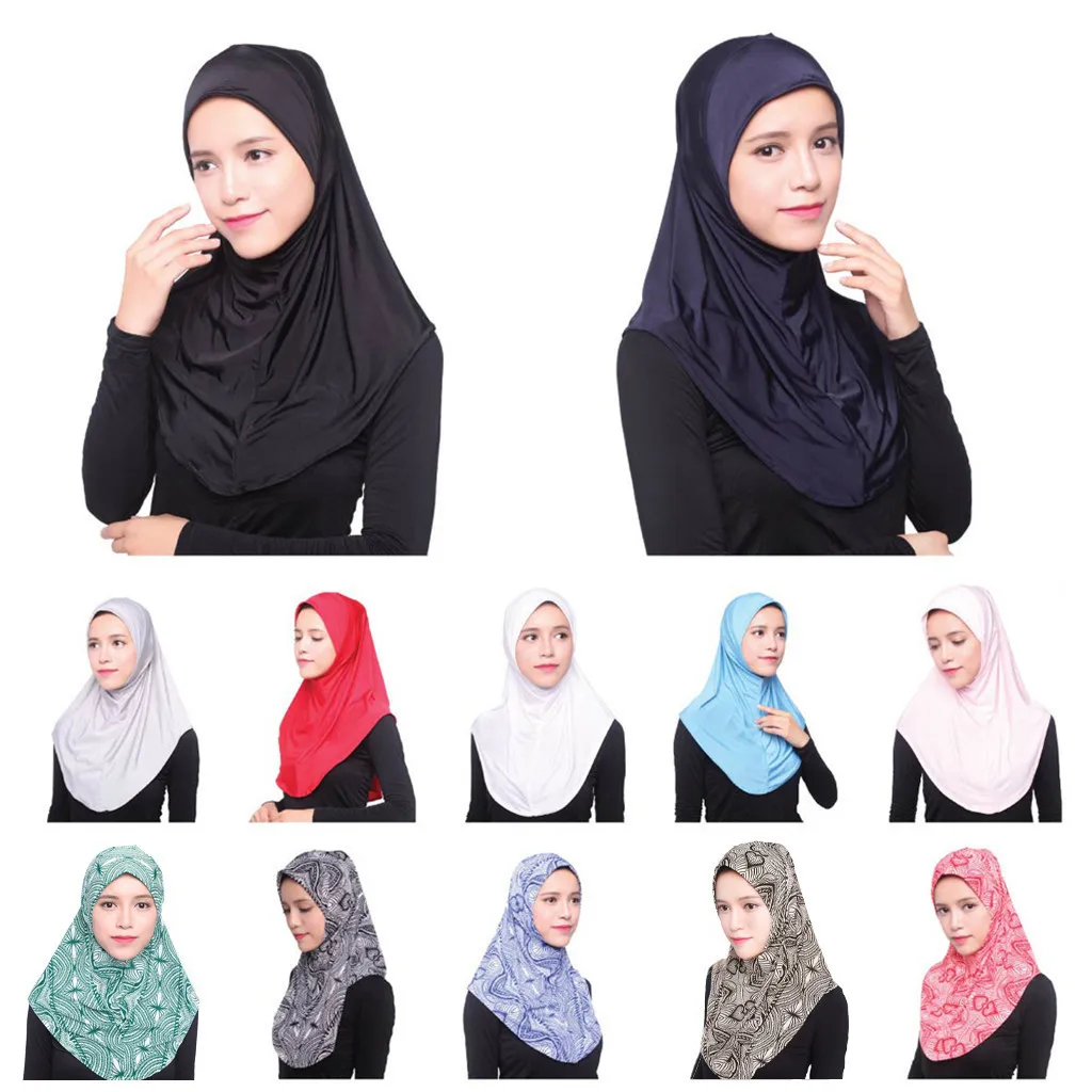 Musulmonų Moterys Vidinis Hijab Skarelė Bžūp Islamo Pilnas Draudimas Islamo Kietas Skrybėlę