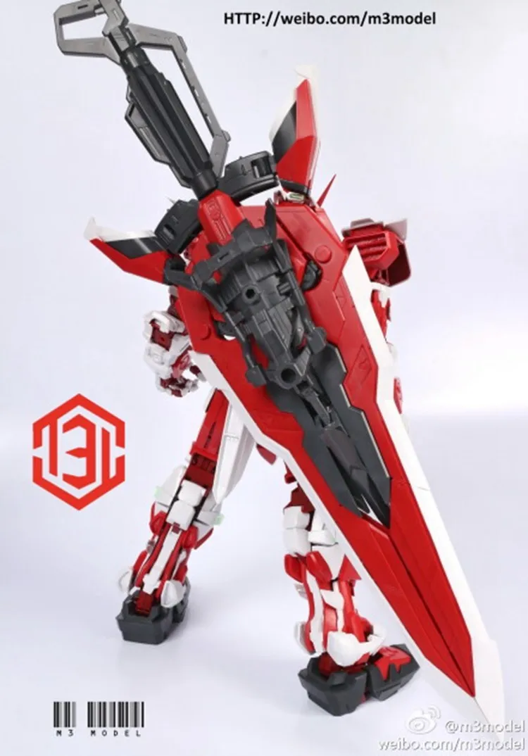 KOMIKSŲ KLUBAS M3 modelio / PG 1: 60 / Raudona Erezija Gundam ypatingą / didelis kardas kuprinė / dovana vandens pasta