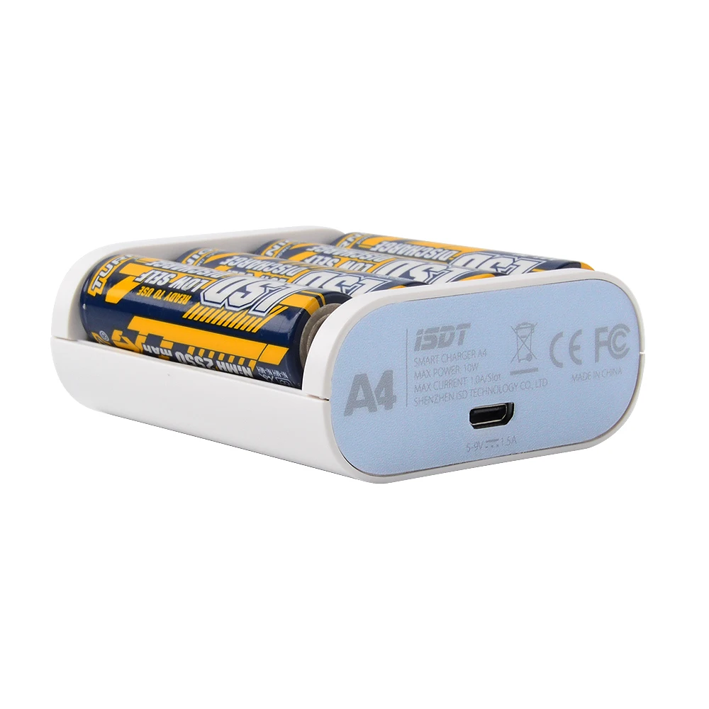 ISDT A4 10W 1.5 DC Smart Baterijos Įkroviklio 10500 12500 AA AAA Baterijos