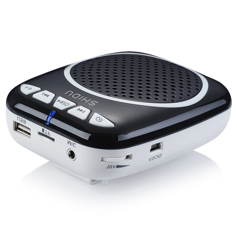 SHIDU S308 5W Balso Stiprintuvo Su Wireed Mikrofonas Nešiojamieji Įkraunamieji Asmens Ultralight Mini Garsiakalbiais Mokytojams