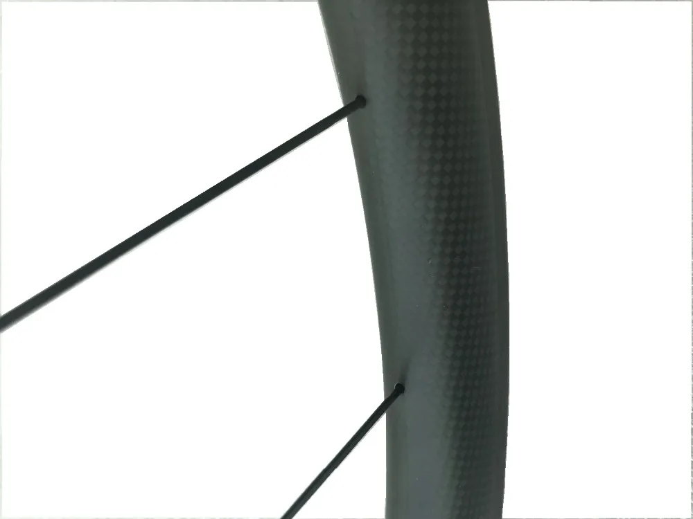 1400g! Asimetrinė 38mm gylis Urltra-Šviesos kelio dviračiu anglies ratų kniedė, skirta anglies aširačio su ramstis 1420 kalbėjo 511/522 hub