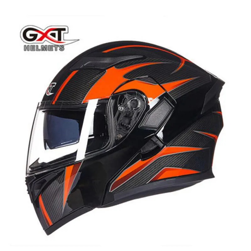 Naujas GXT Dvigubo objektyvo Apversti aukštyn motociklo šalmas ABS Riteris apsaugos įranga motokroso šalmai