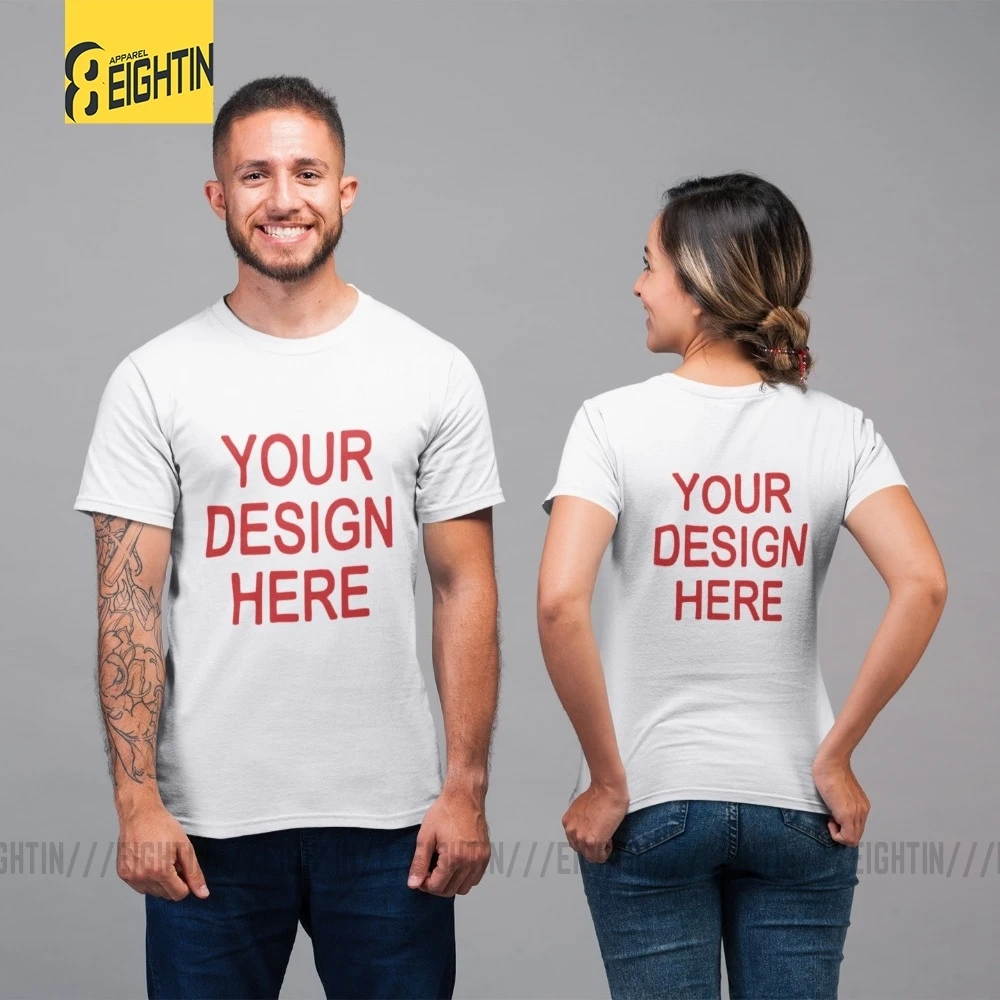 Premium Individualų Marškinėliai Logotipas Nuotrauką Spausdinti, Medvilnės Užsakymą Prekės T-Shirt Trumpas Rankovėmis Spausdinti Savo Dizainą, O Kaklo Tee