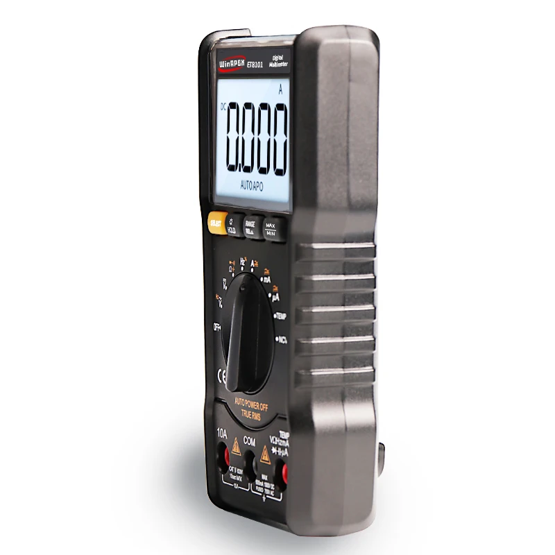 WinAPEX ET8101 Skaitmeninis Multimetras 6000 Skaičiuoja True RMS Digital Voltmeter 1000V 10A Mini Pocket Multimetras Pilna Apsauga