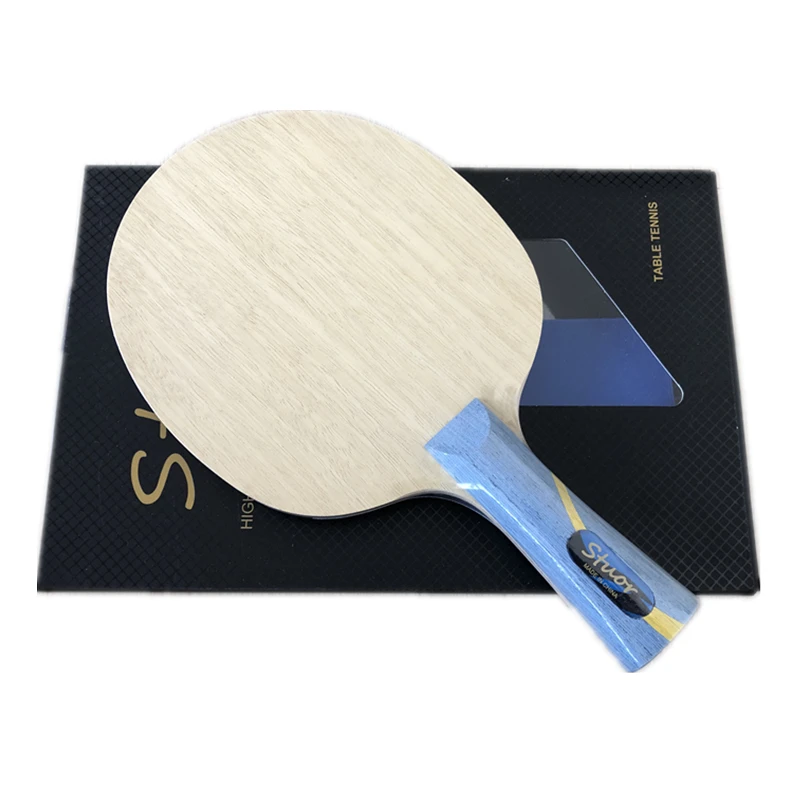 Stuor specialus peilis dvipusis nevienalytė, Ilgas 5 Anglies Vidinės ir mėlynos ALC anglies stalo teniso raketės pingpong raketę