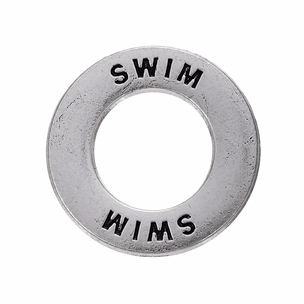 Fishhook 20pcs plaukimo sporto antikvariniai sidabro Spalvos ar rodis užpildyti Plaukti pakabukai