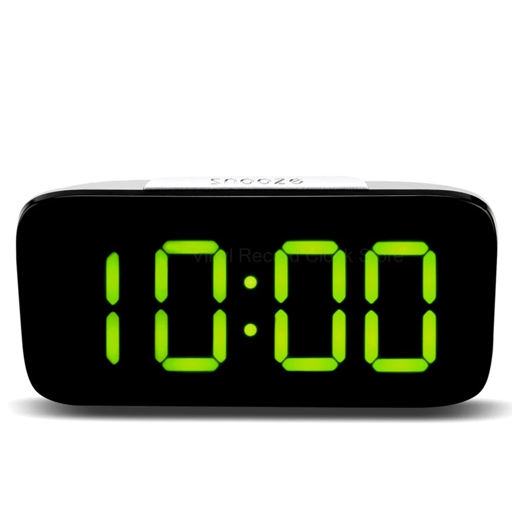 LED Laikrodis-Žadintuvas Balso Kontrolės Didelis Ekranas Skaitmeninis Laikrodis Atidėti Naktiniai Elektroninės Lentelės žadintuvai Atsiskaitymo Laikas
