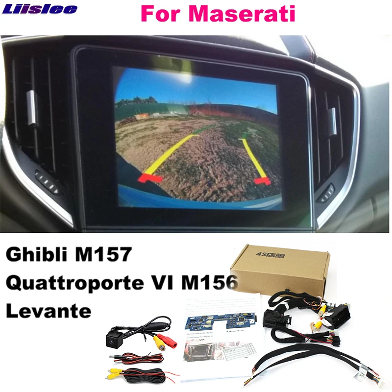 Liislee Atbulinės Eigos Kamera Sąsaja Atsarginę Originalaus Stebėti Atnaujinti Maserati Ghibli M157 Quattroporte M156 Levante