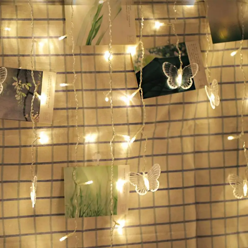 1.5 m/2,5 m, Mados LED Drugelis Kūdikių Nuotraukų Dekoravimo Kalėdų Dekoro Lauko Sodo Žibintų Fotografijos Reikmenys