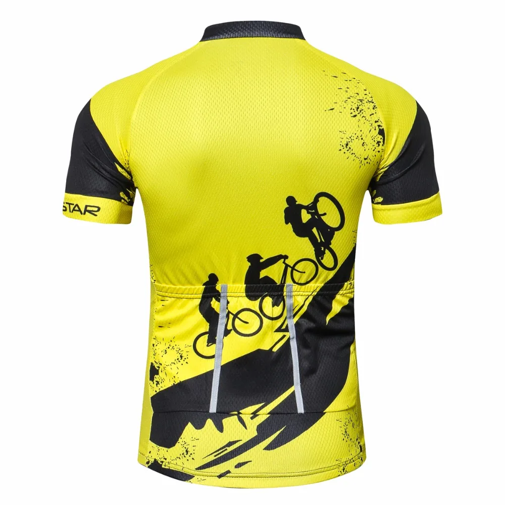 Lauko Dviračių Džersis Mens dviratį drabužių dviračių Ropa Ciclismo maillot kelių MTB jersey jaunimo kalnų dviratis jersey 2019 Geltona