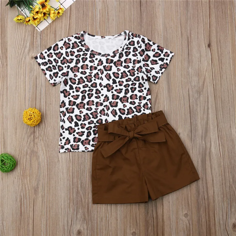 Mažylis Berniukas Mergaičių drabužius Vasarą Leopard 
