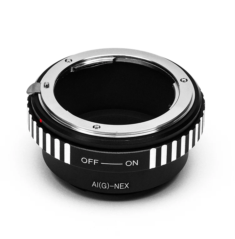 N/G-NEX adapterio žiedas, skirtas nikon G/F/AI/S/D, objektyvas sony e mount nex3/5/6/7 A7 A7r a9 A5100 A7s A5000 A6000 a6300 a6500 fotoaparatas
