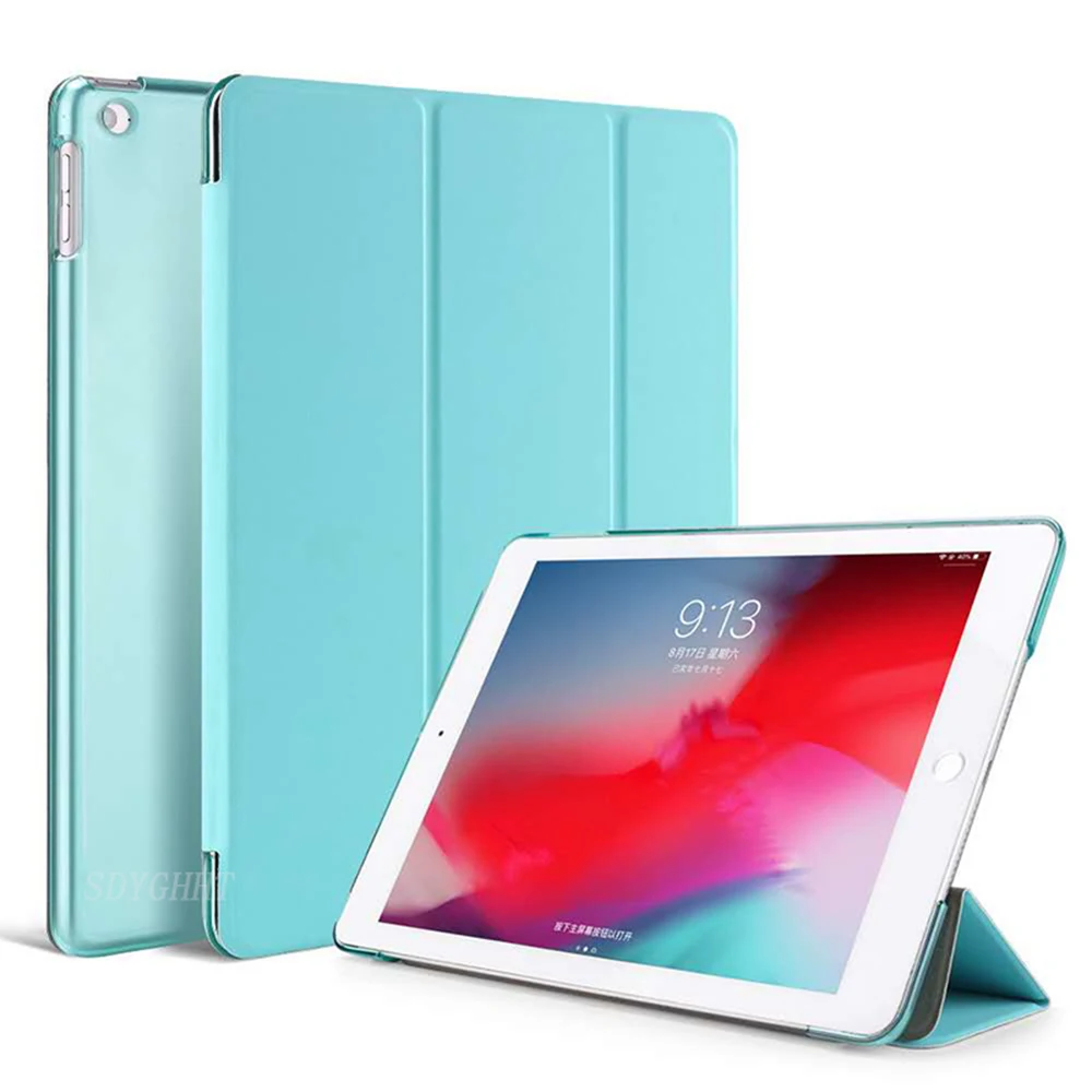 Case Cover For ipad 9.7 2017 2018 - 6 Oro 1 Magnetinis Miego pažadinimo Smart Cover TPU Atgal Apsaugos Atveju iPad 2018 dangtis