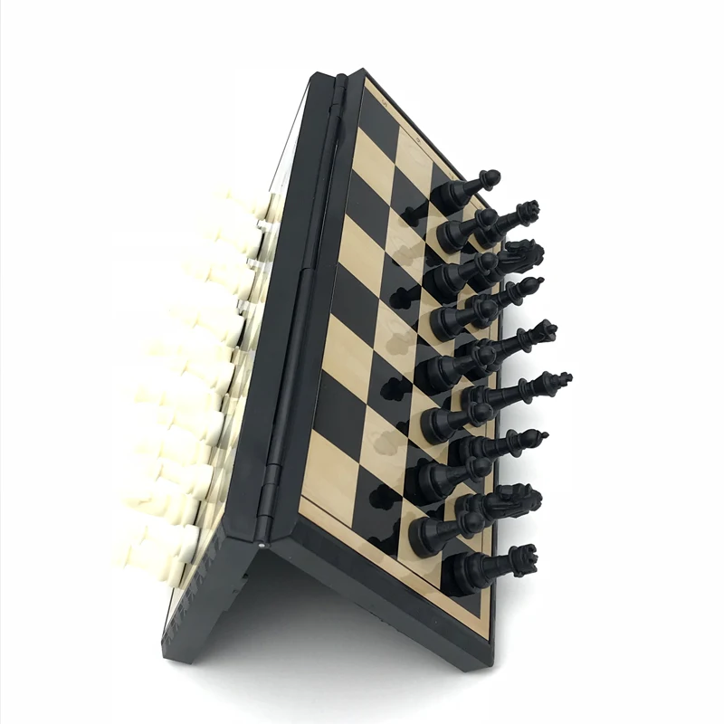 Aukštos Kokybės Šachmatai Magnetiniai Mini Nešiojamieji Plastiko Šachmatų Rinkinį, stalo Žaidimų Draugai, Vaikų & Kid Pramogų Dovanų qenueson