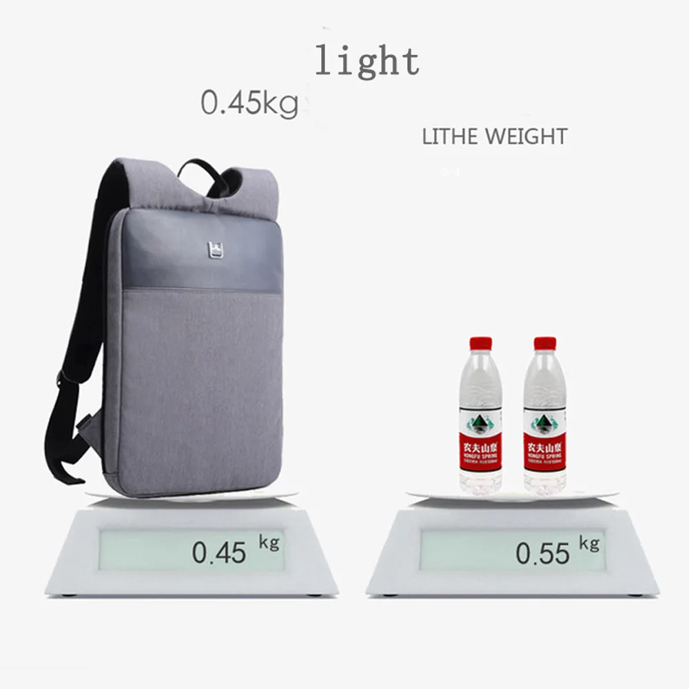 Plonas ultra-light sąsiuvinis 15 colių kompiuterio krepšys, atsparus vandeniui kuprinė vyrų ultra-light 