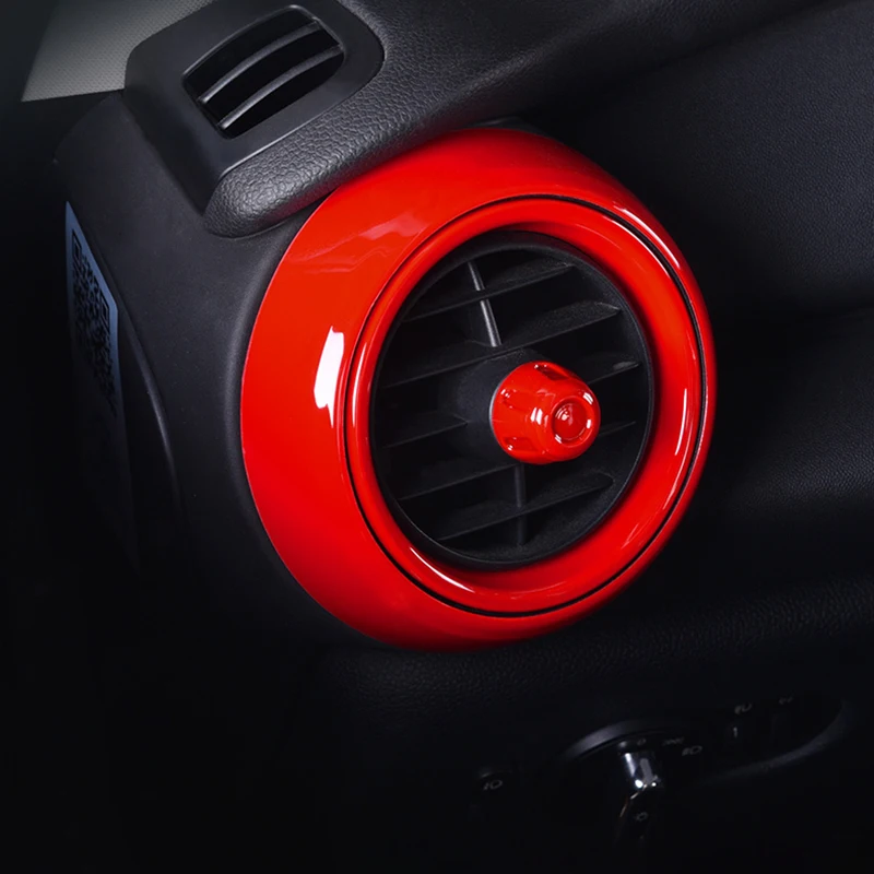 Automobilio salono raudona ABS plastiko apdaila įklija, VIENAS MINI COOPER S JCW F54 F55 F56 F57 F60 TAUTIETIS, automobilių reikmenys stilius