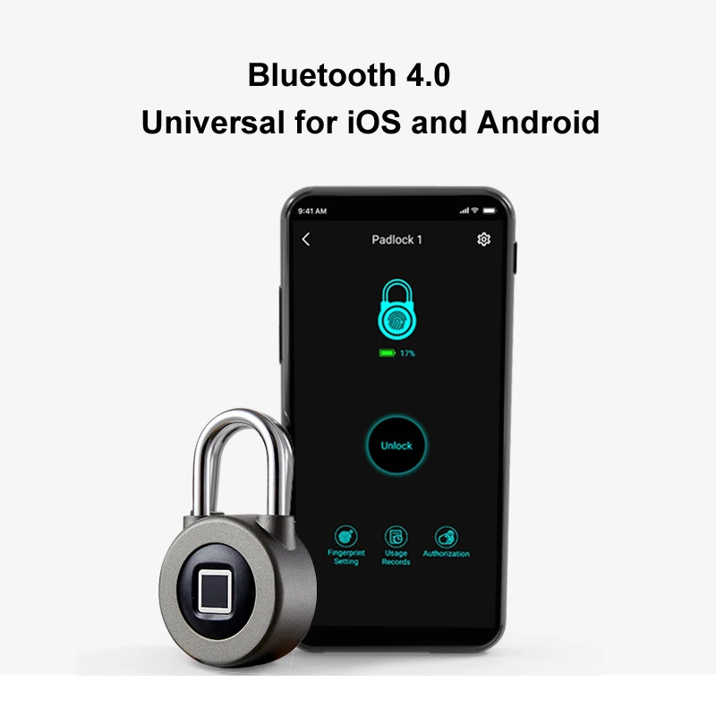 Smart Bluetooth Spynos, pirštų Atspaudų ir Telefono APP Atrakinti Vandeniui IP66 Apsaugos Durų Užraktas Bagažo/Spintos/Stalčių/Bike M3