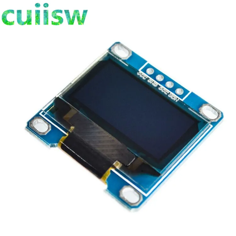 10vnt 128X64 OLED LCD LED Ekrano Modulis, balta arduino 0.96