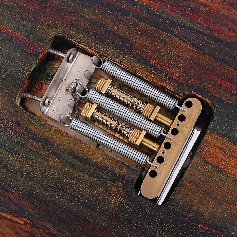Populiariausi Elektrinės Gitaros Tremolo Bridge Sistemos stabilumą Dvigubai Žalvario Strypas Prietaisas Stratocaster Strat ST