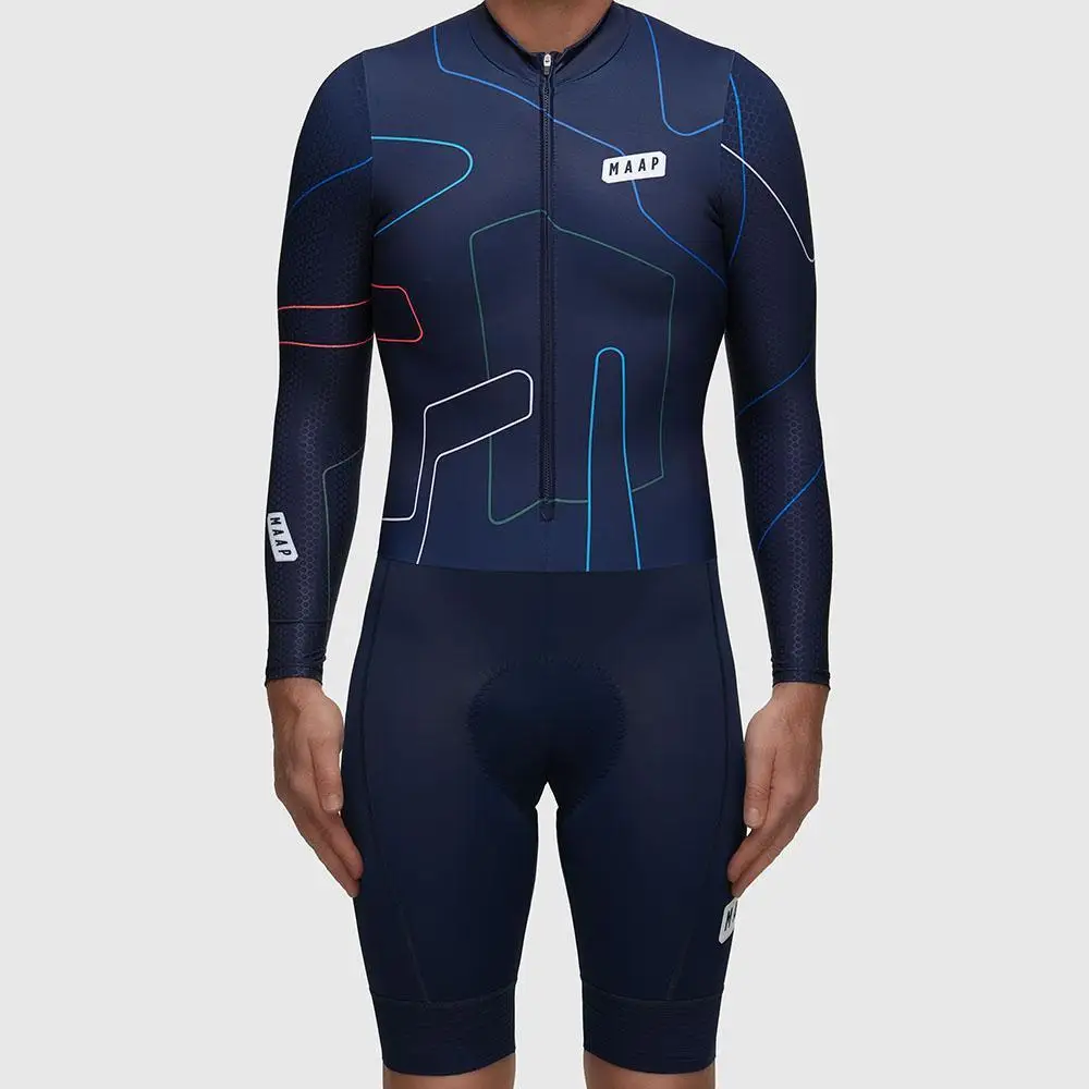 MAAP 2020 metų Vasaros vyriškų Dviračių Drabužių Nuoma rinkiniai Dviračių Skinsuit Triatlonas Ropa Ciclismo Kostiumas Speedsuit Jumpsuit MTB Triko