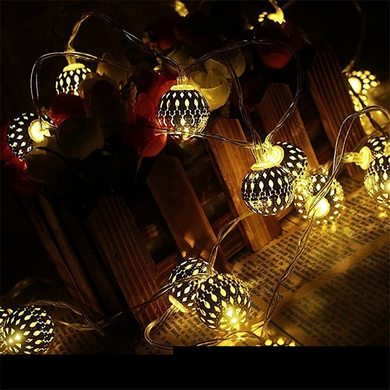 USB String Žibintai LED Maroko Sodo String Šviesos Kabinti Žibintų Pasakų Šviesos Lauko papuošalai Kalėdų Šviesos Grandinės xx12
