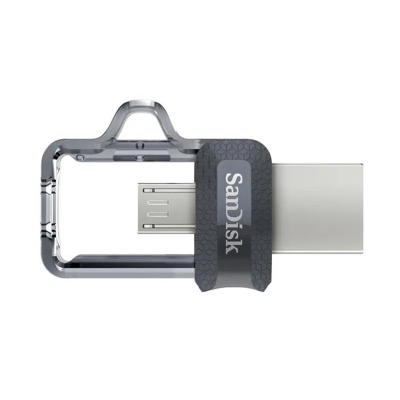 Originalios SanDisk Dual OTG USB Flash Diskas 128GB Didelis Greitis 150MB/s Mini USB 3.0 Pen Drive 64GB 32GB 16GB micro USB Pendrive